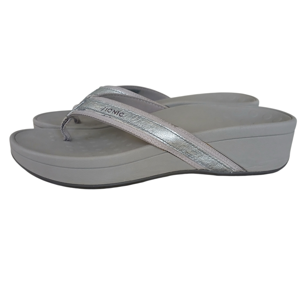 Vionic High Tide Ii Platform Toe Post Sandals Wom… - image 4